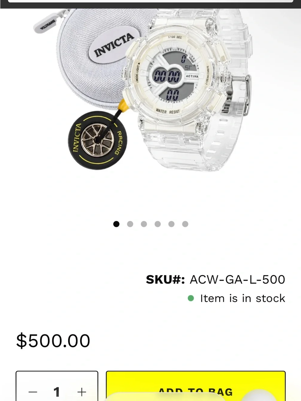 Activa Cyber Drift Limited Edition X Invicta Digital Unisex Watch-43mm